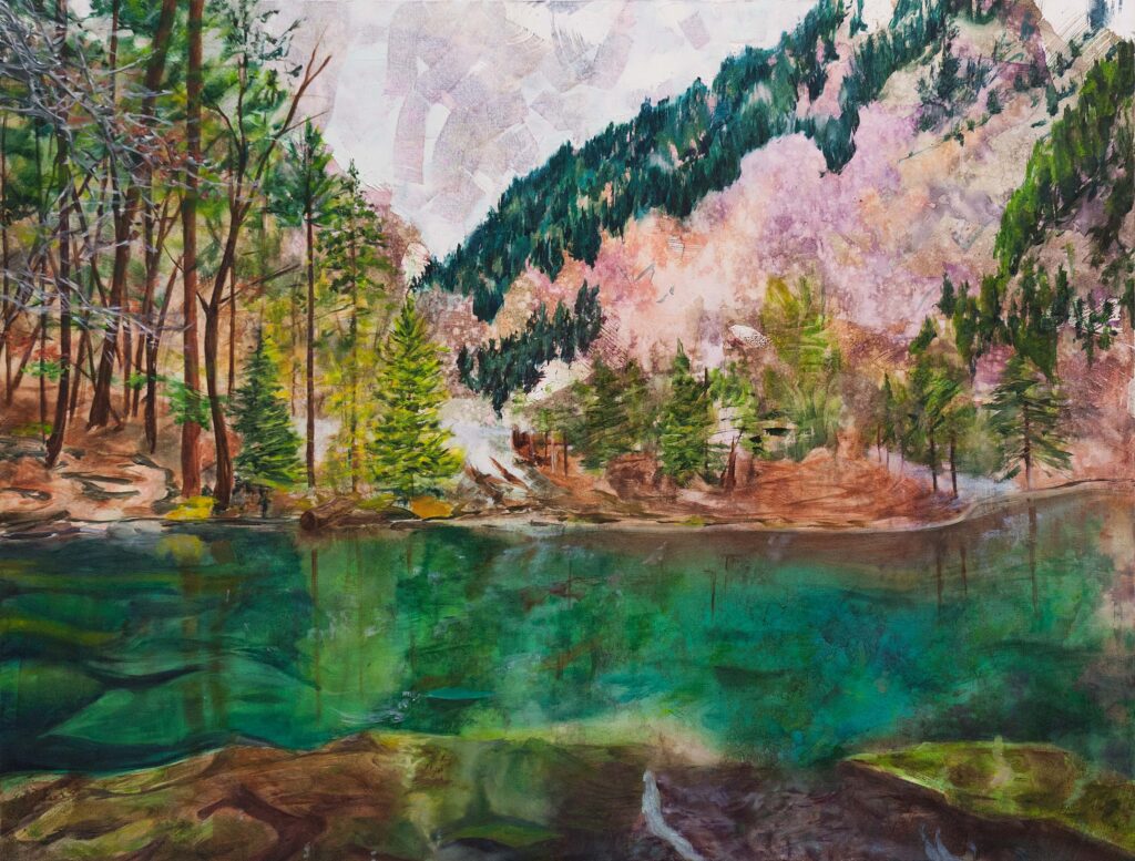 Chrysokoll
2018
Oil and ink on canvas
115 x 150 cm