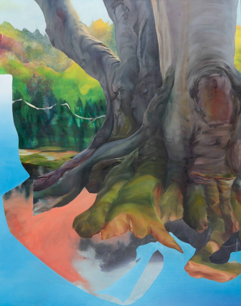 Denn Das Schöne Ist Nichts
2020
Oil and ink on canvas 
200 x 160 cm