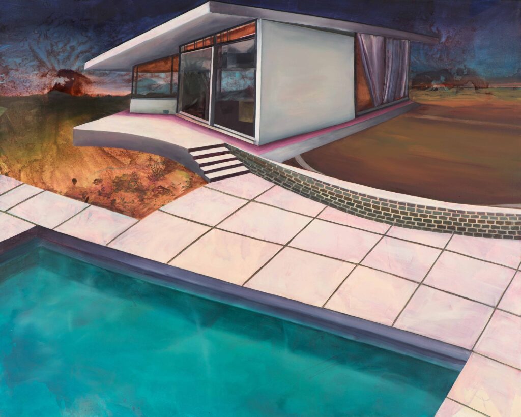 Nocturne in As-Dur Op. No.2
2018
Oil and ink on canvas
160 x 200 cm