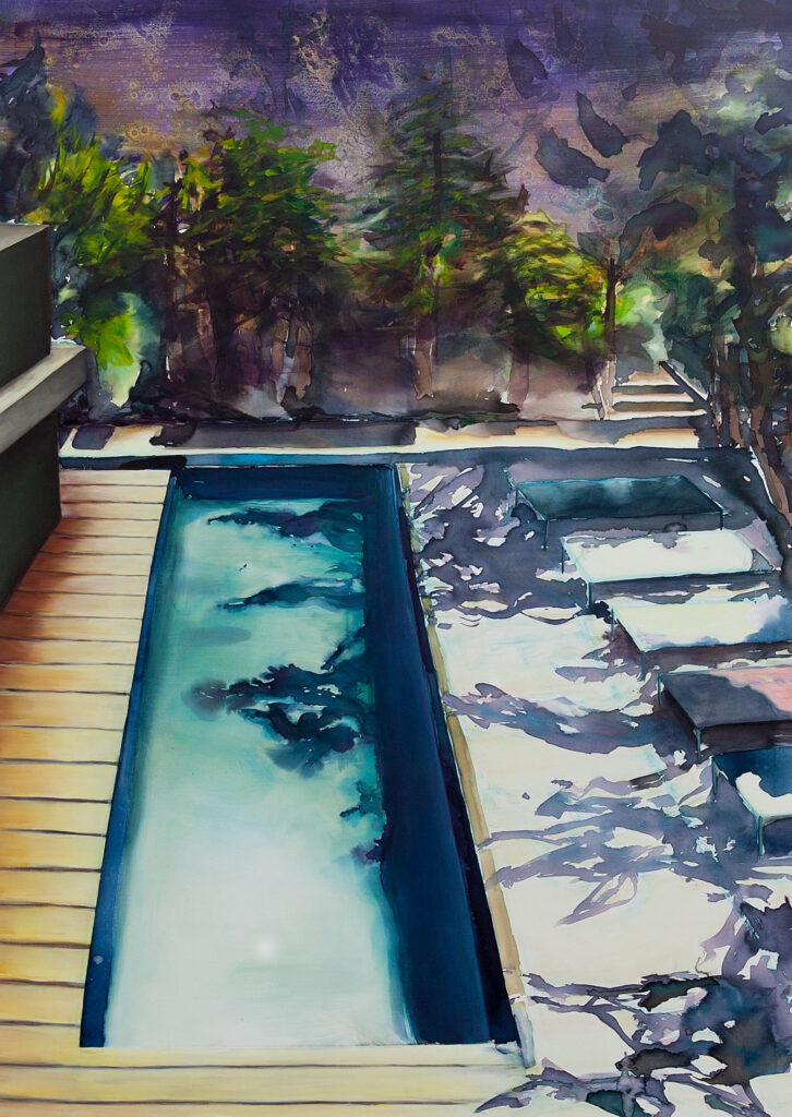 Unendlich weiss und nicht begehrt
2017
Oil and ink on canvas
190 x 135 cm