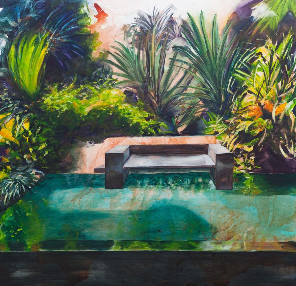 Variation P2
2017
Oil and ink on canvas
145 x 140 cm