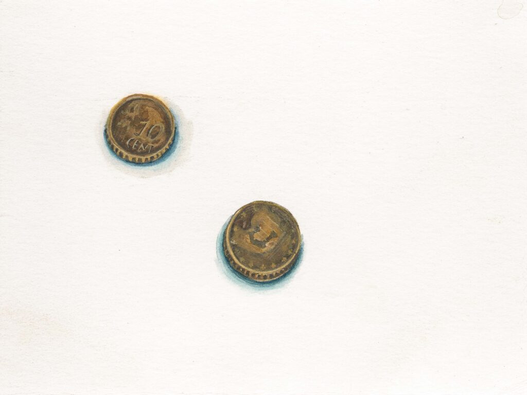 Euro
2016
Aquarell on paper
11,9 x 15,9 cm