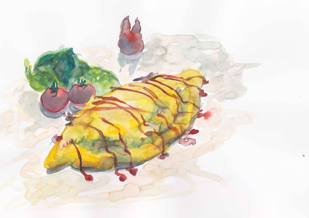 Happy Meal
2017
Aquarell on paper
21 x 29,5 cm