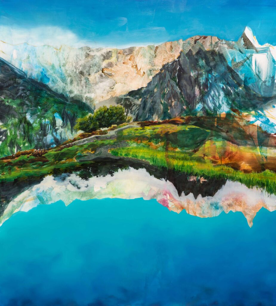 Kallait
2018
Oil and ink on canvas
200 x 180 cm