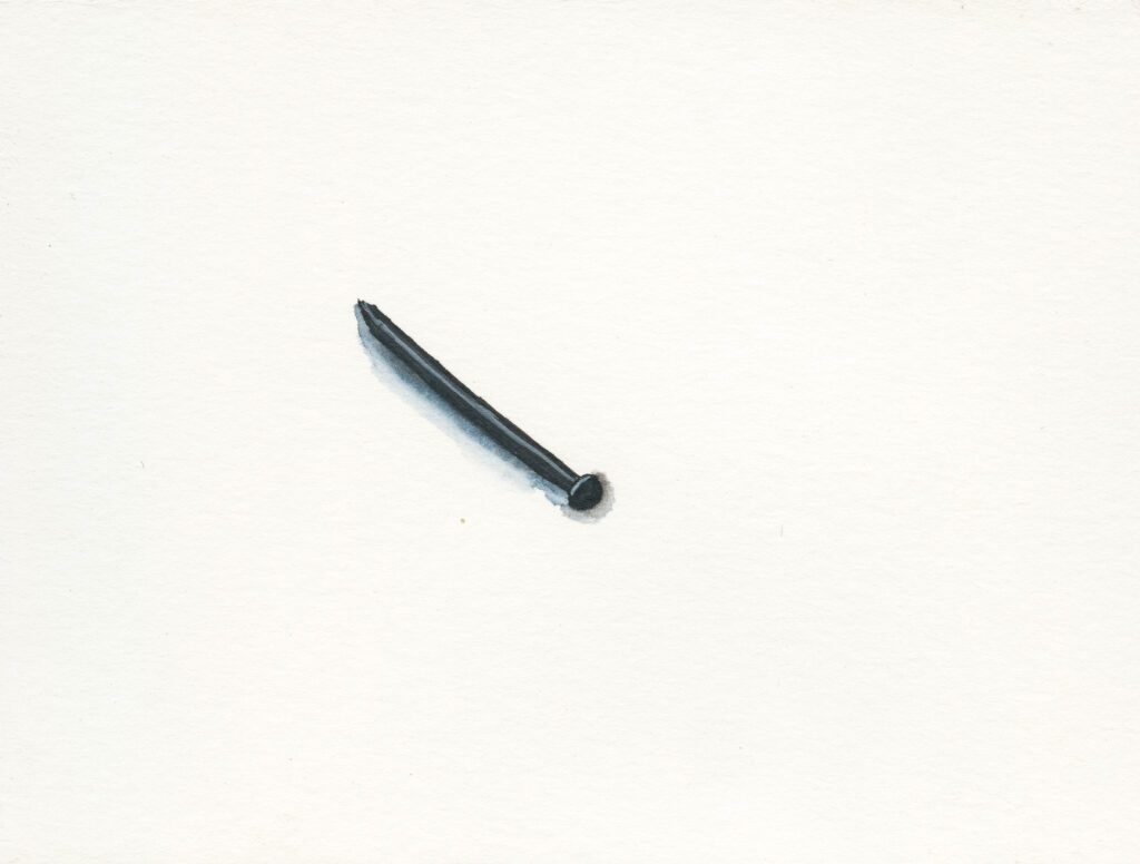 Nagel
2016
Aquarell on paper
11,9 x 15,9 cm