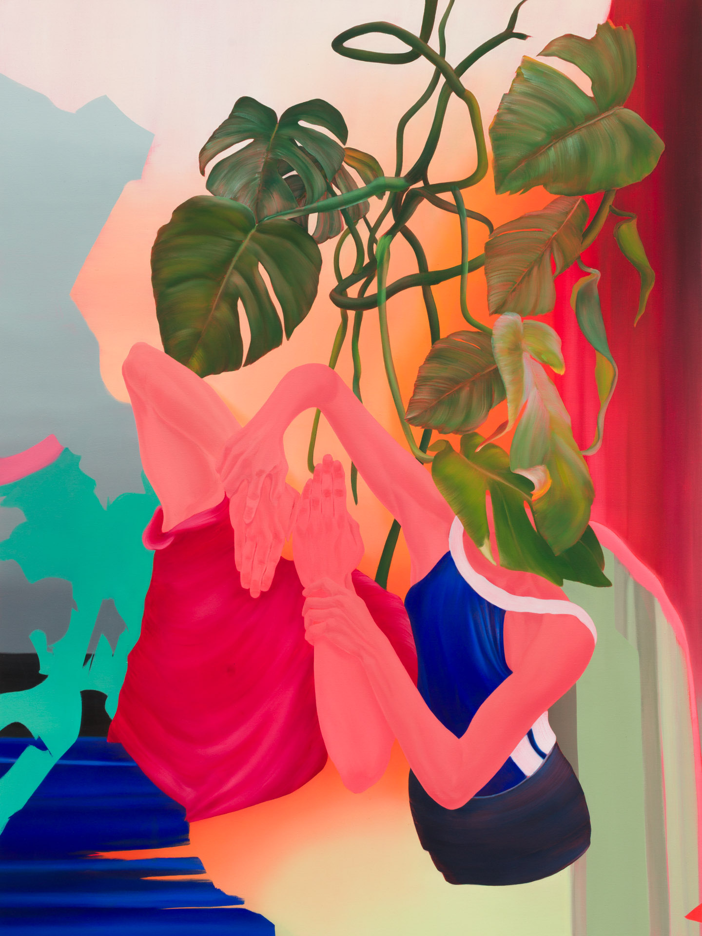 Off Stage IV
2024-2025
Oil and acrylic on canvas
160 x 120 cm