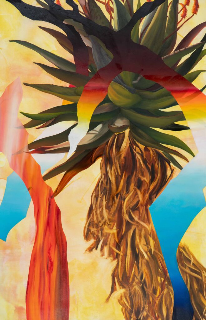 Aloe arborescens
2020-2021
Oil and ink on canvas
200 x 135 cm