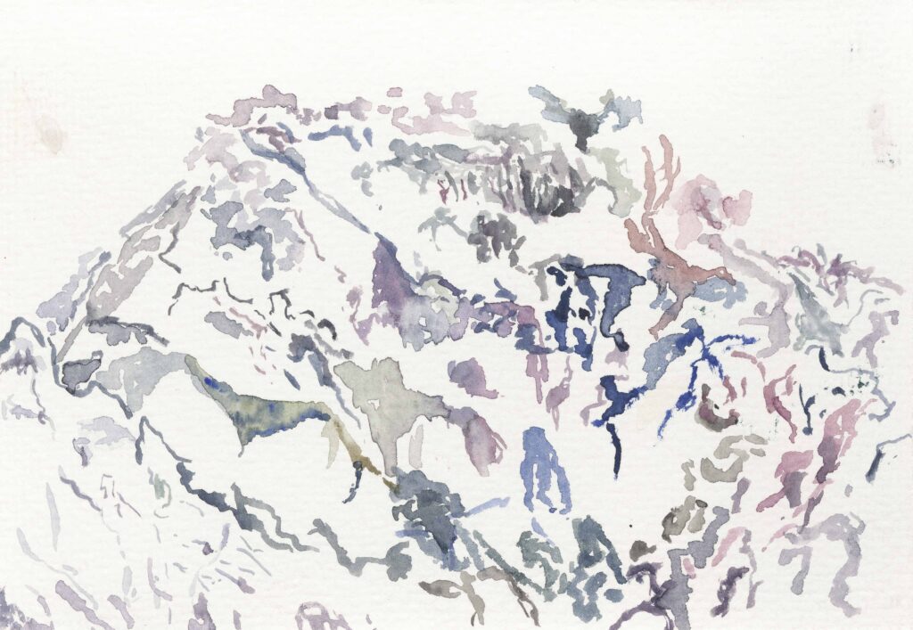 Eiger, Mönch und Jungfrau
2015
Aquarell on paper
11,9 x 15,9 cm