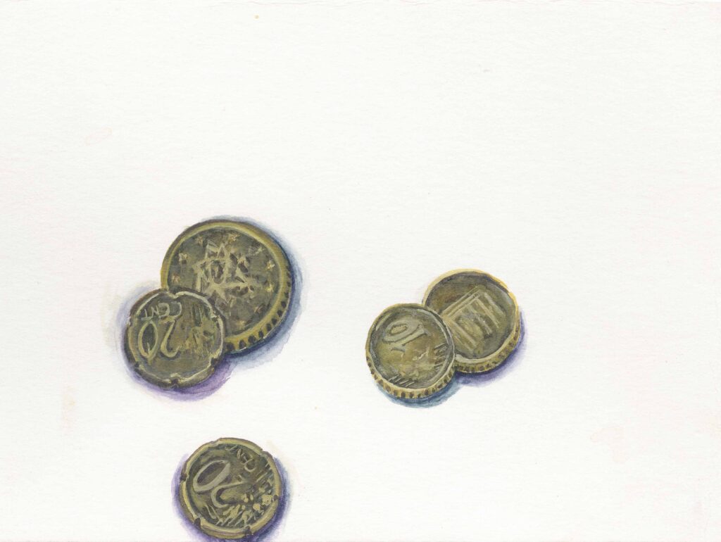 Euro II
2016
Aquarell on paper
11,9 x 15,9 cm