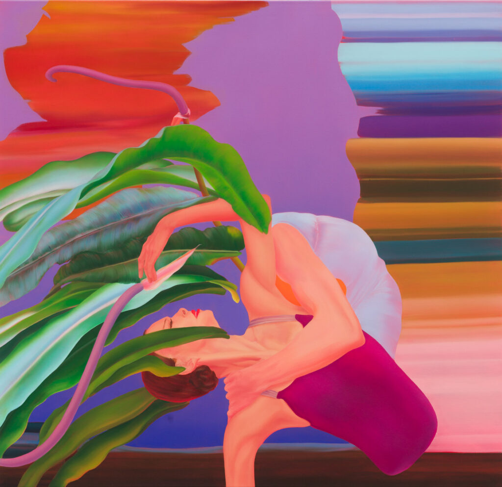 The Place Beyond The Leaves
2024-2025
Oil and acrylic on canvas
140 x 145 cm